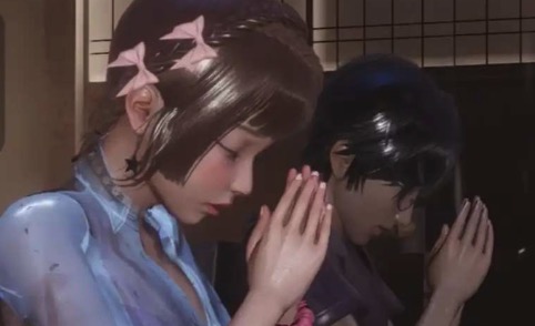 【3D同人/全动态】 彼女日志S2#03 寺庙NTR 【318M】