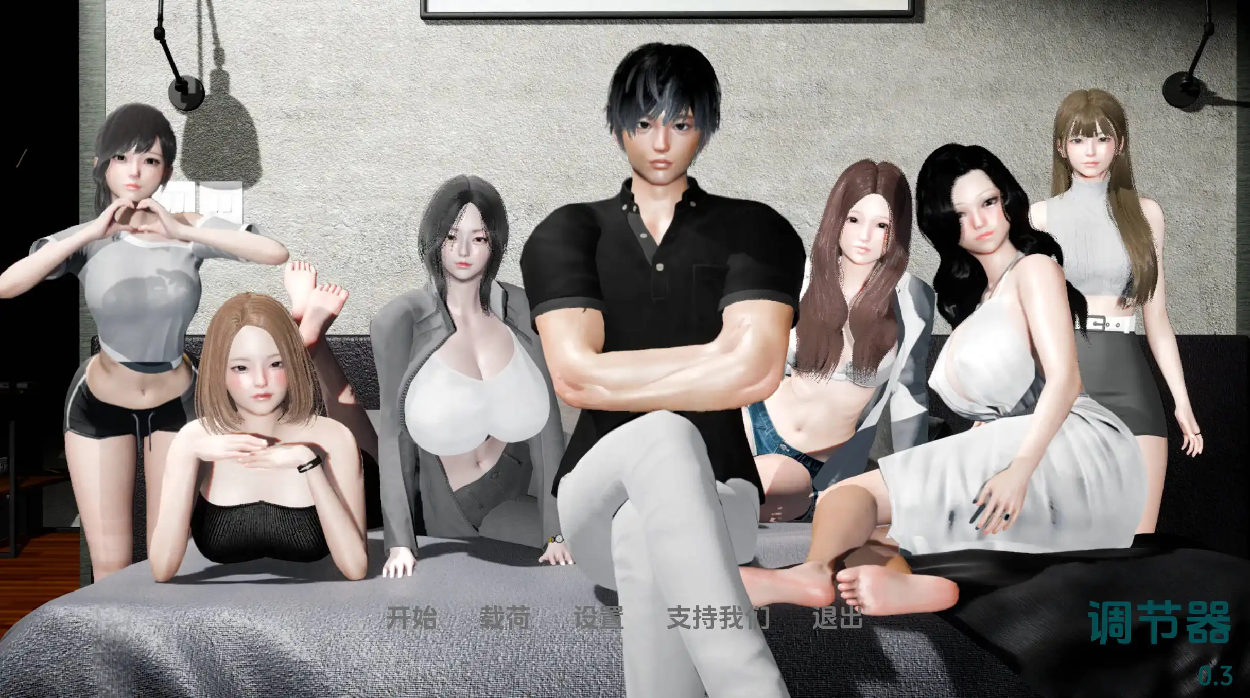 【欧美SLG/汉化/动态】调节器0.3汉化版【PC/857MB/更新】Regressor [v0.3]