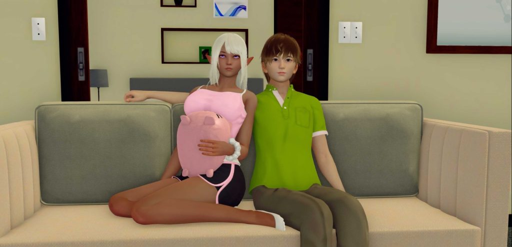 【日系SLG/汉化/动态】虽然有点突然，但现在我有了一个棕色精灵女友0.02 AI版【PC+安卓/597M/更新】It’s a Bit Sudden, but Now I Have a Brown Elven Girlfriend [v0.02]