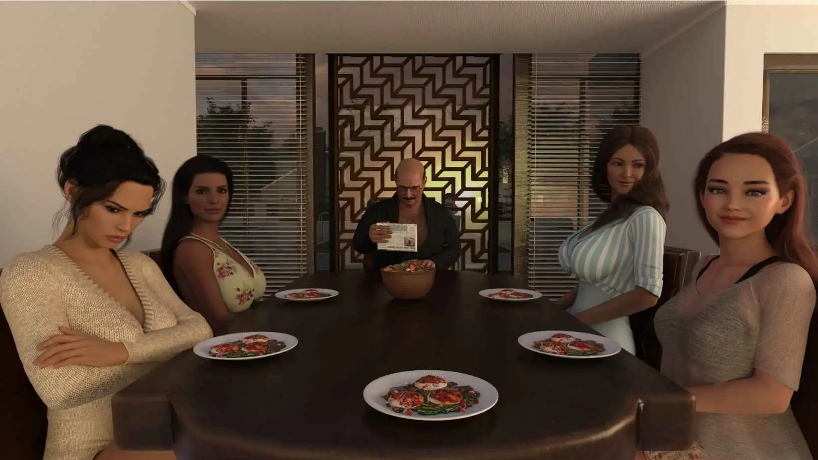 【欧美SLG/汉化/动态】同一屋檐下v0.16 AI版【PC+安卓/1.54G/更新】Under One Roof [v0.16]