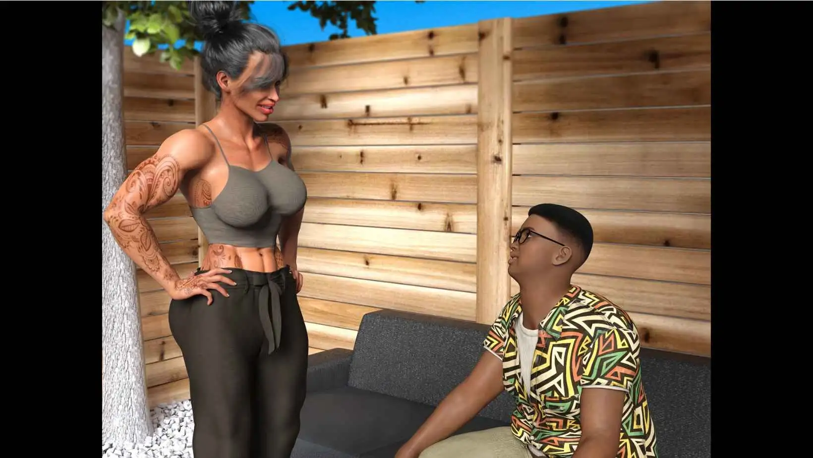 【欧美SLG/汉化/动态】一个女人揭开面纱：米拉v0.1 AI版【PC+安卓/201M/更新】A Woman Unveiled: Mira [v0.1]